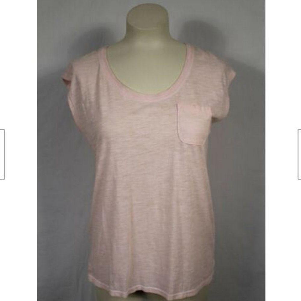 Kenar Light Pink Pocket Tee Small